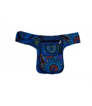 Cotton Print Embroidered Fanny Pack