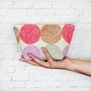 Cute Yarn Ball Accessory Pouch