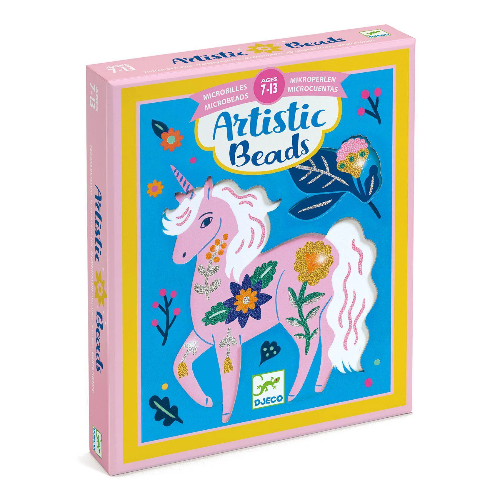 Djeco - Flowers & Fur Artistic Beads set