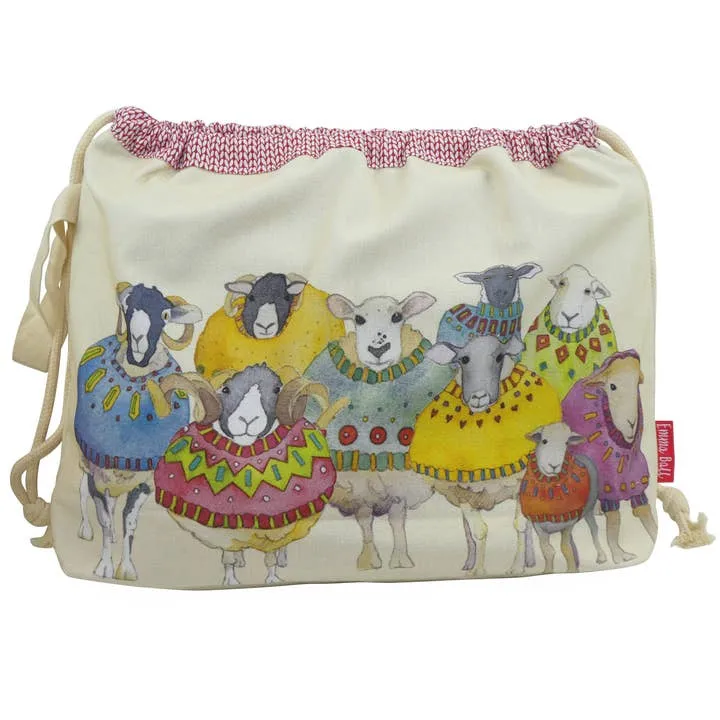 Draw String Project Bag by Emma Ball