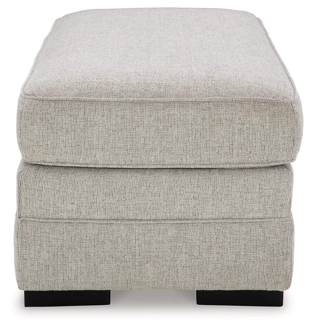 Eastonbridge Sofa Chaise, Chair, and Ottoman in Shadow