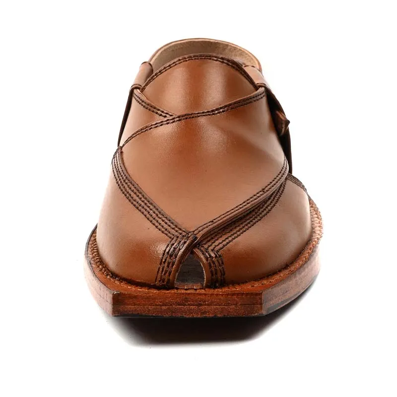 Elegant Leather Peshawari