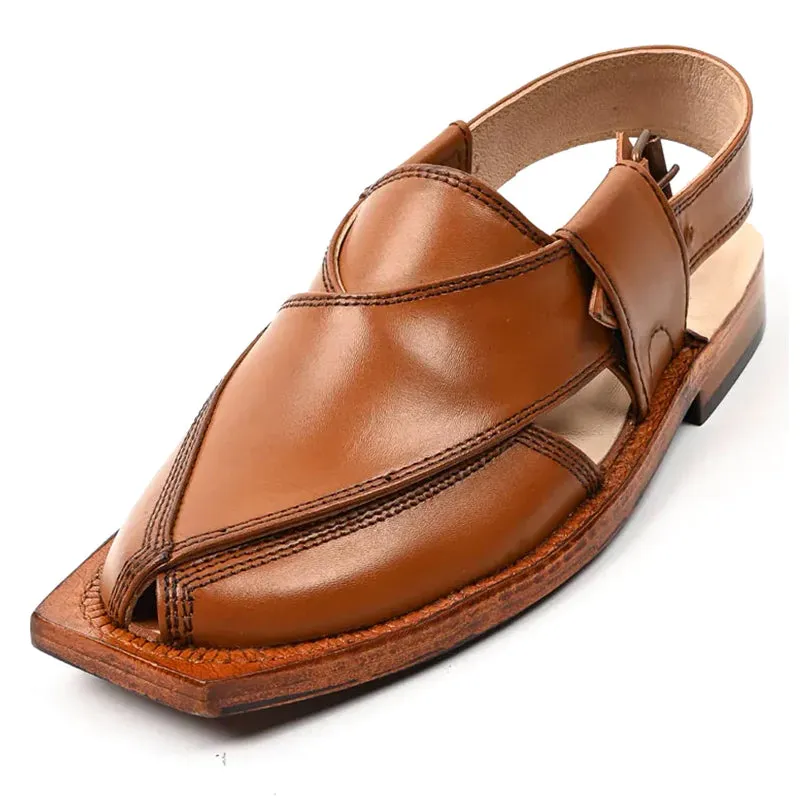 Elegant Leather Peshawari