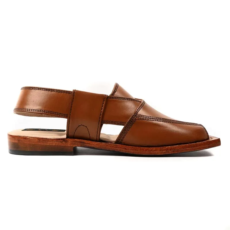 Elegant Leather Peshawari
