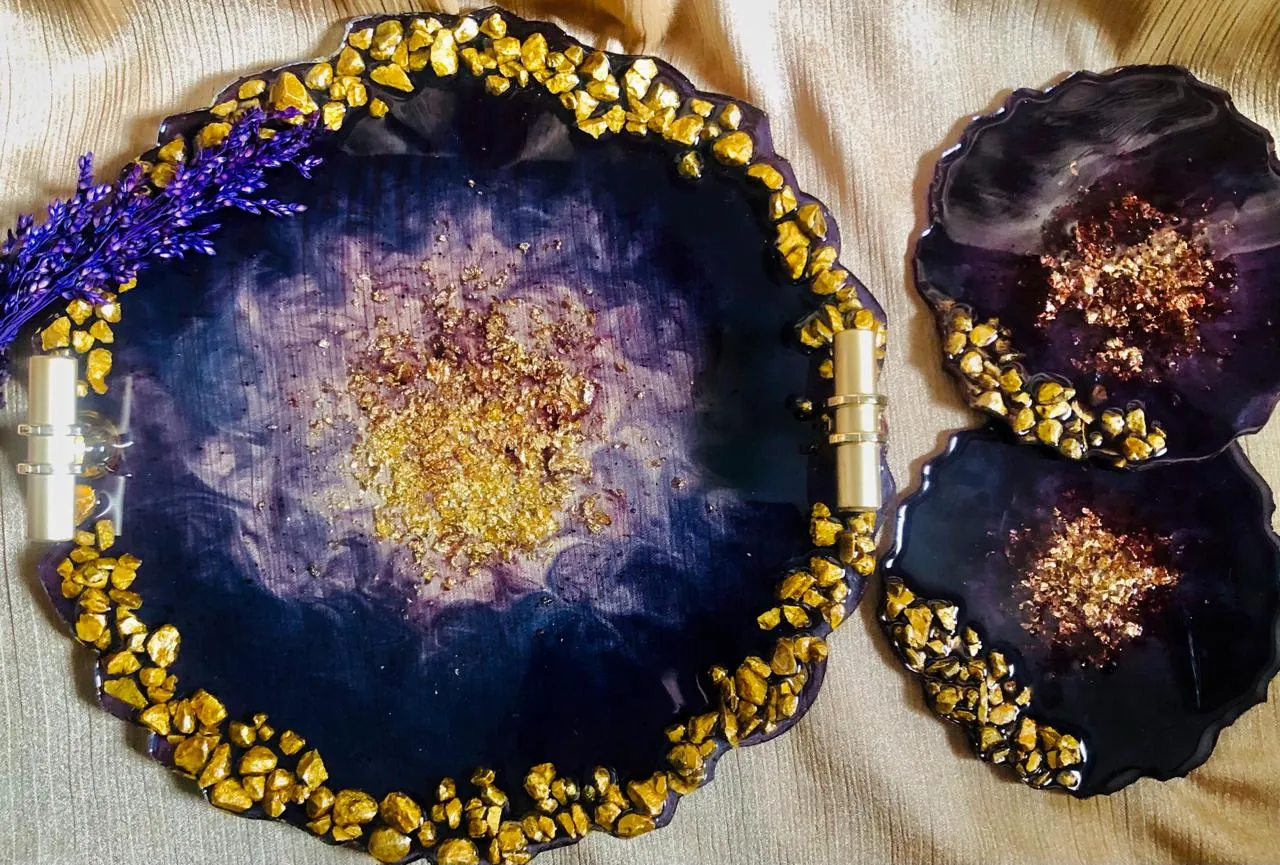 Elegant Resin Trays
