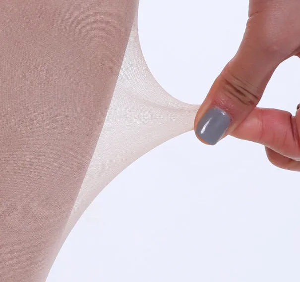 ELEGANT UP Gray Ultra Sheer 10 Denier Matte Finish Pantyhose