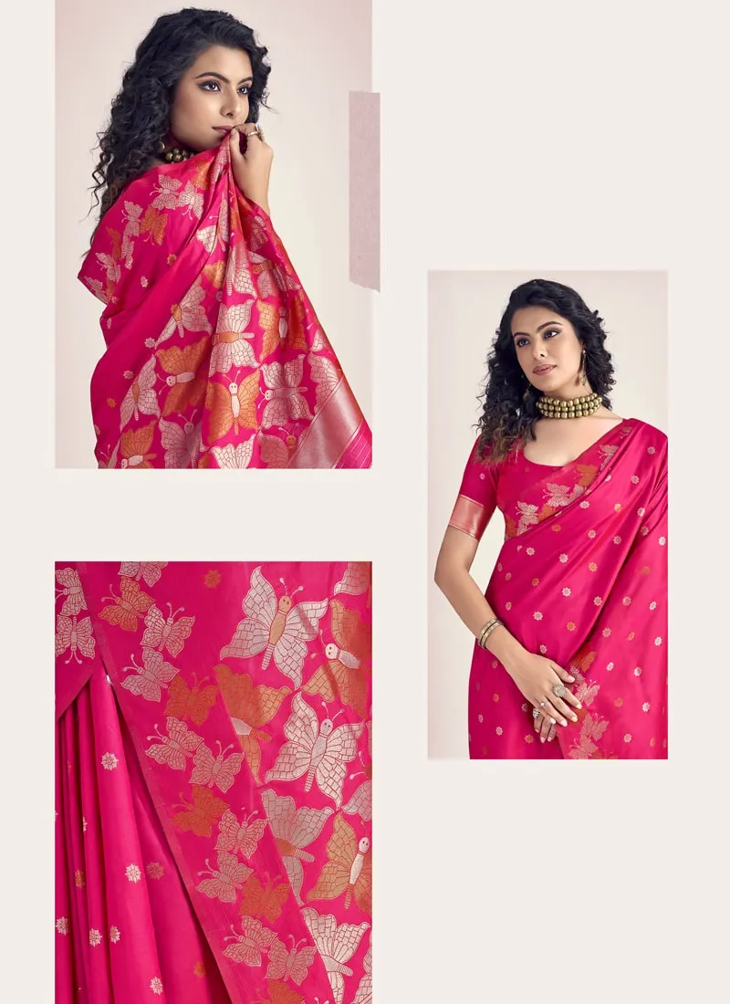 Exquisite Banarasi Soft Silk Saree with Silk Blouse