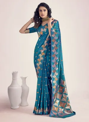 Exquisite Banarasi Soft Silk Saree with Silk Blouse