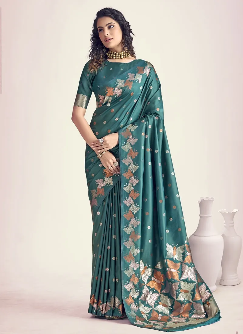 Exquisite Banarasi Soft Silk Saree with Silk Blouse