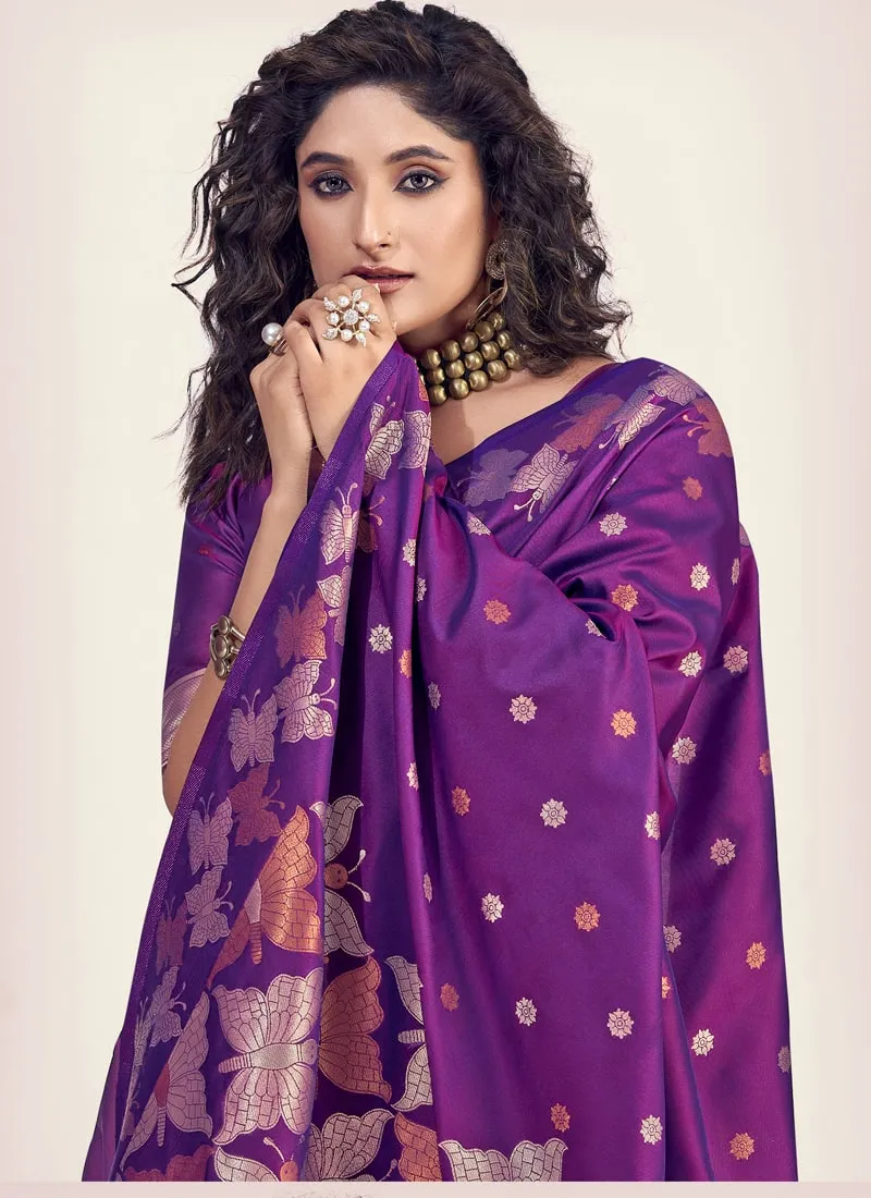 Exquisite Banarasi Soft Silk Saree with Silk Blouse
