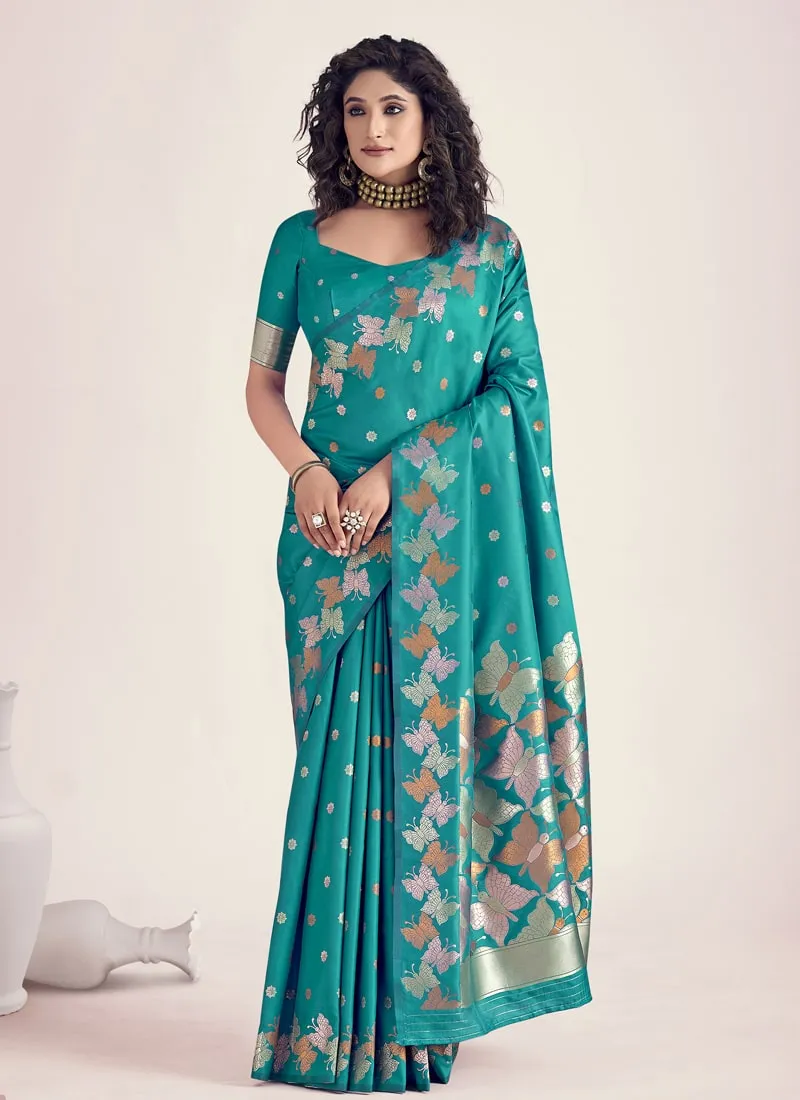Exquisite Banarasi Soft Silk Saree with Silk Blouse