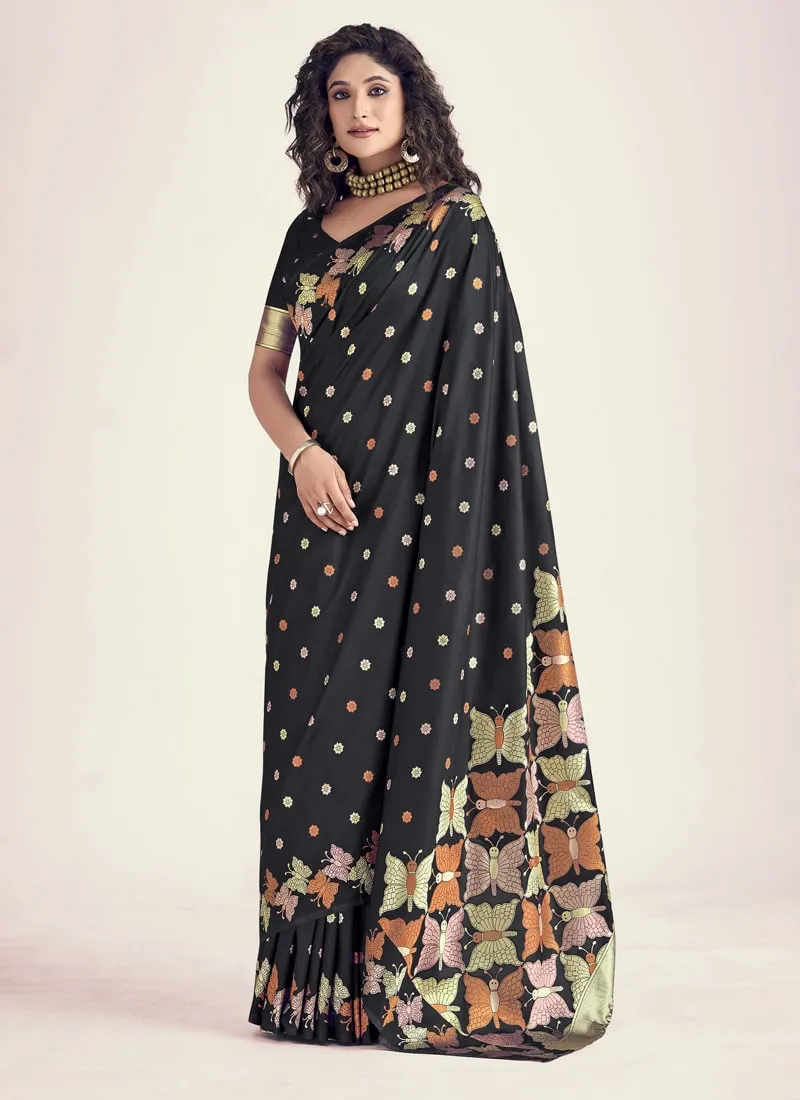 Exquisite Banarasi Soft Silk Saree with Silk Blouse