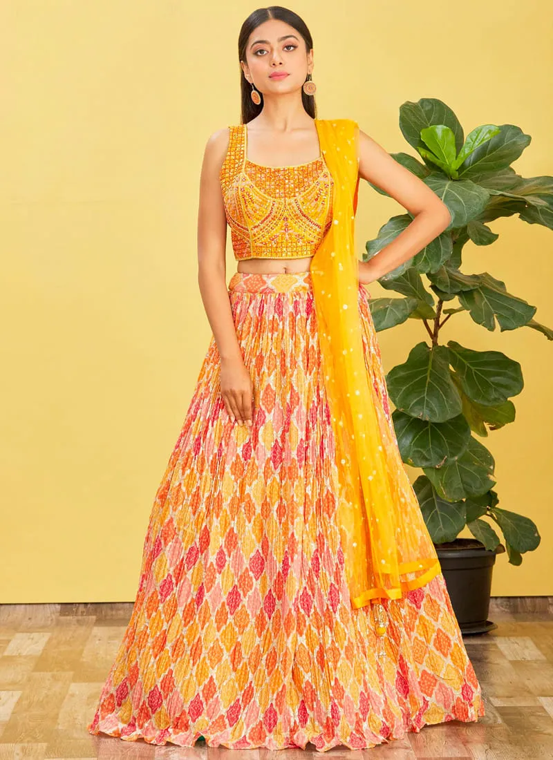 Exquisite Designer Embroidered Lehenga Choli