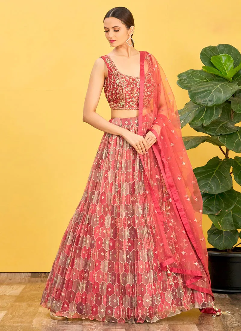 Exquisite Designer Embroidered Lehenga Choli