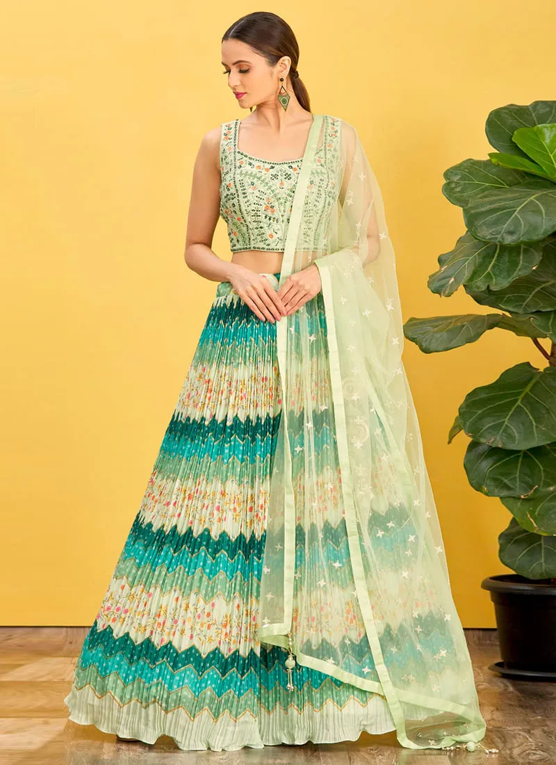 Exquisite Designer Embroidered Lehenga Choli