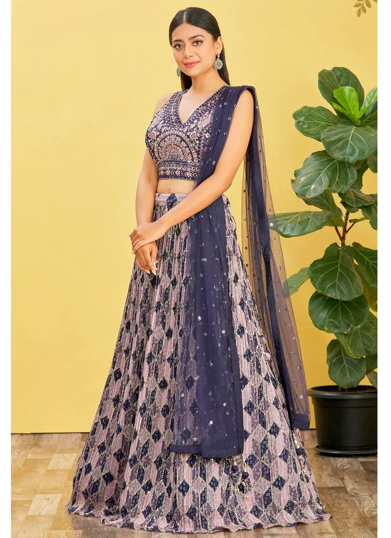 Exquisite Designer Embroidered Lehenga Choli
