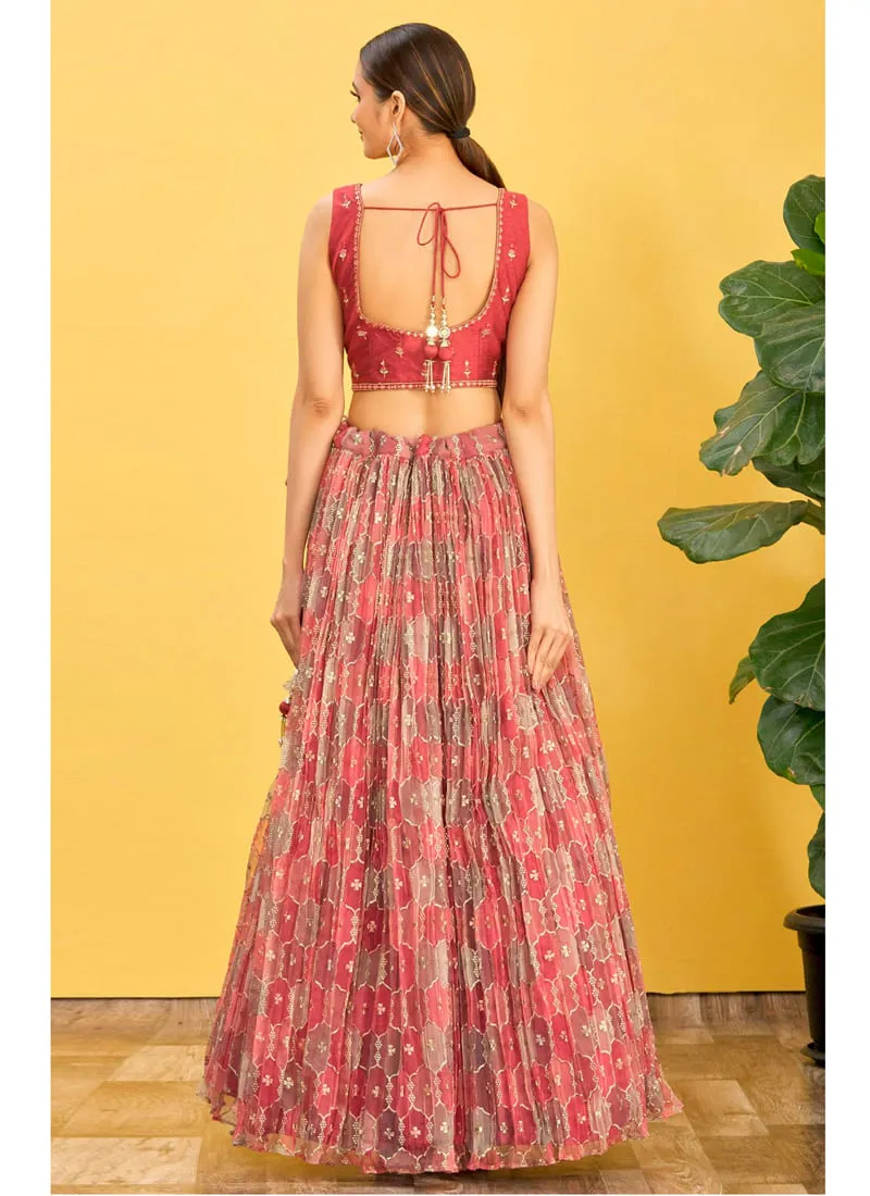 Exquisite Designer Embroidered Lehenga Choli