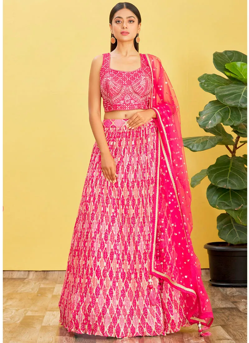 Exquisite Designer Embroidered Lehenga Choli