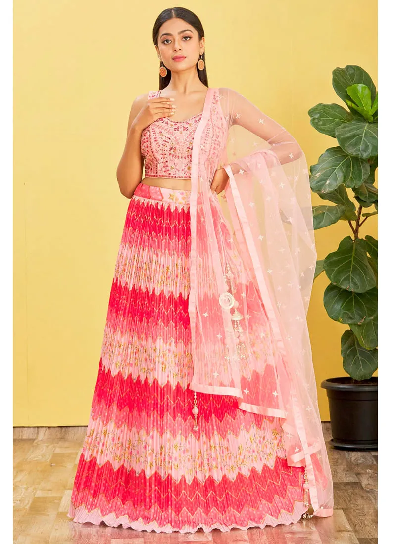 Exquisite Designer Embroidered Lehenga Choli