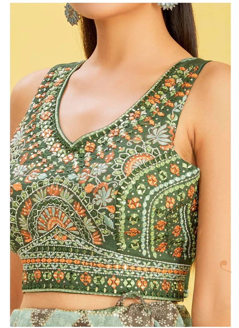 Exquisite Designer Embroidered Lehenga Choli