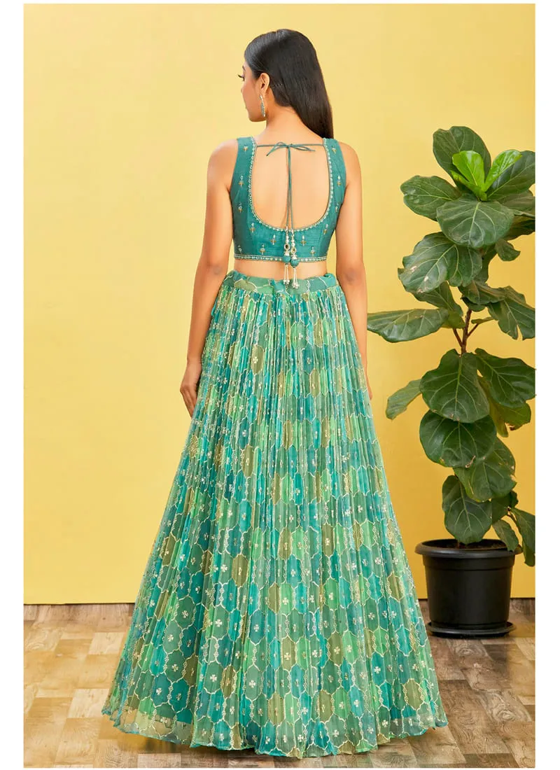 Exquisite Designer Embroidered Lehenga Choli