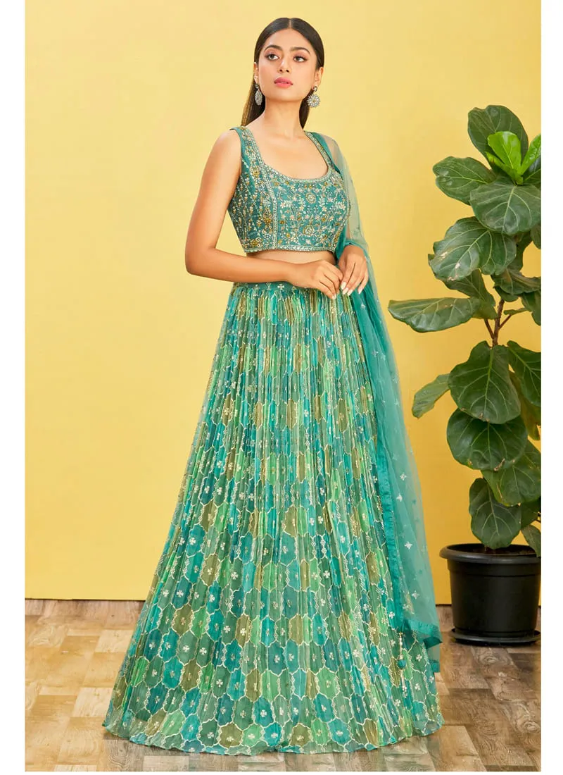 Exquisite Designer Embroidered Lehenga Choli