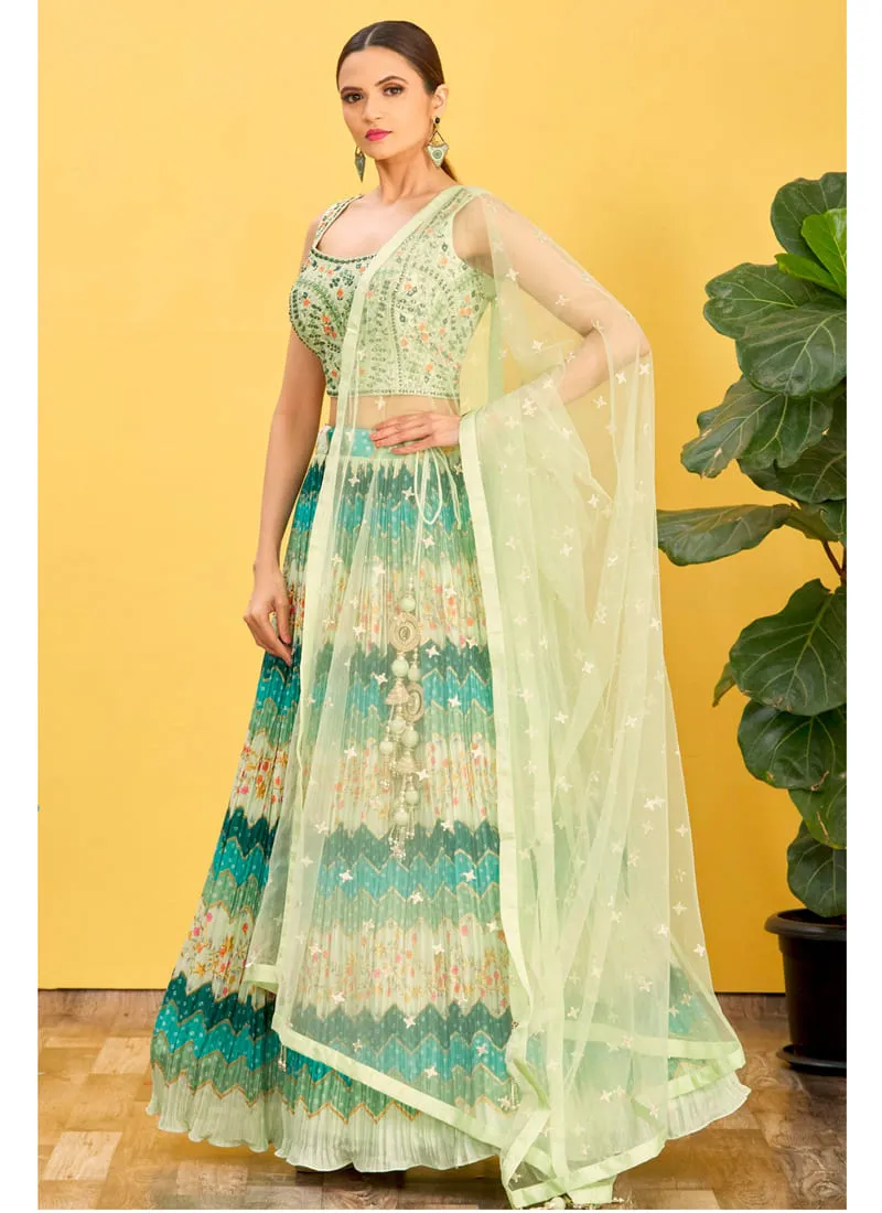 Exquisite Designer Embroidered Lehenga Choli