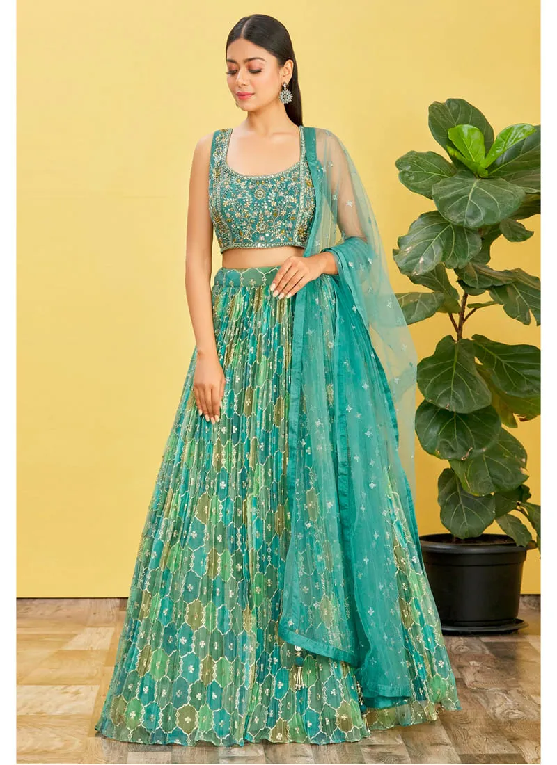 Exquisite Designer Embroidered Lehenga Choli