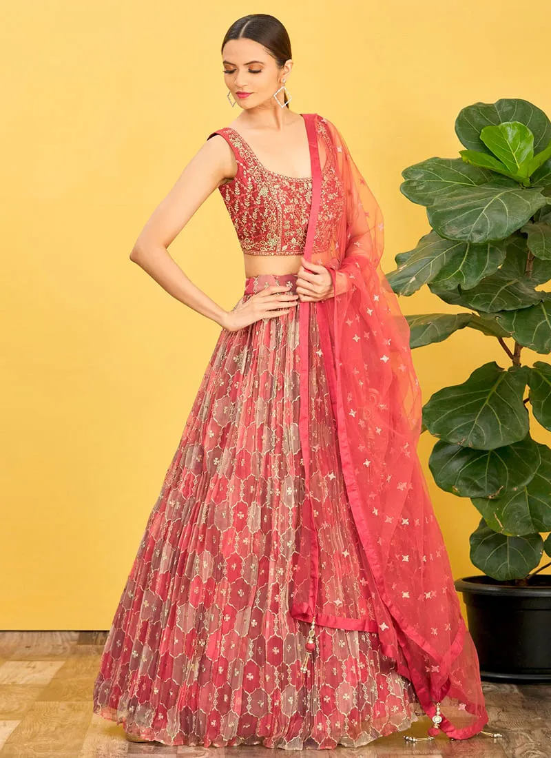 Exquisite Designer Embroidered Lehenga Choli