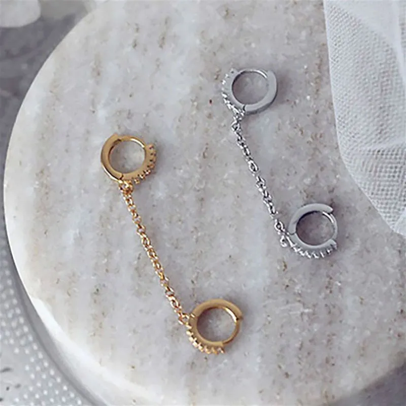Exquisite Fashion Ladies Long Chain Earrings