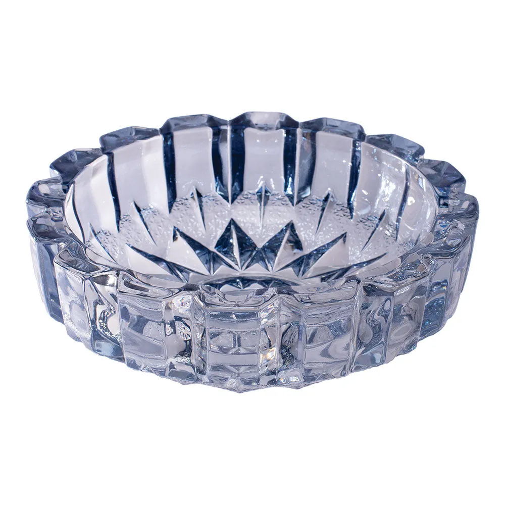 Exquisite Gem-Cut Glass Ashtray