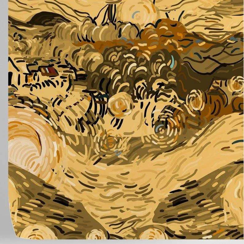 Extra Large Van Gogh Artistic Wallpaper
