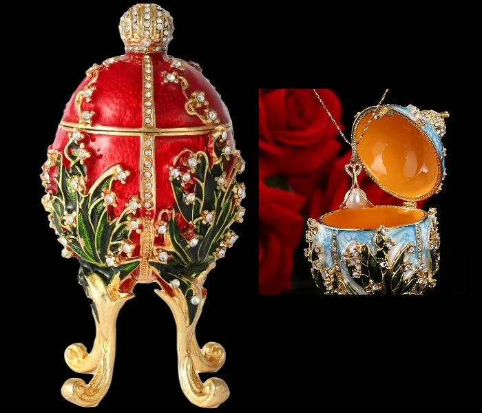 Faberge Eggs Exquisite Imitations Lilies Of The Valley
