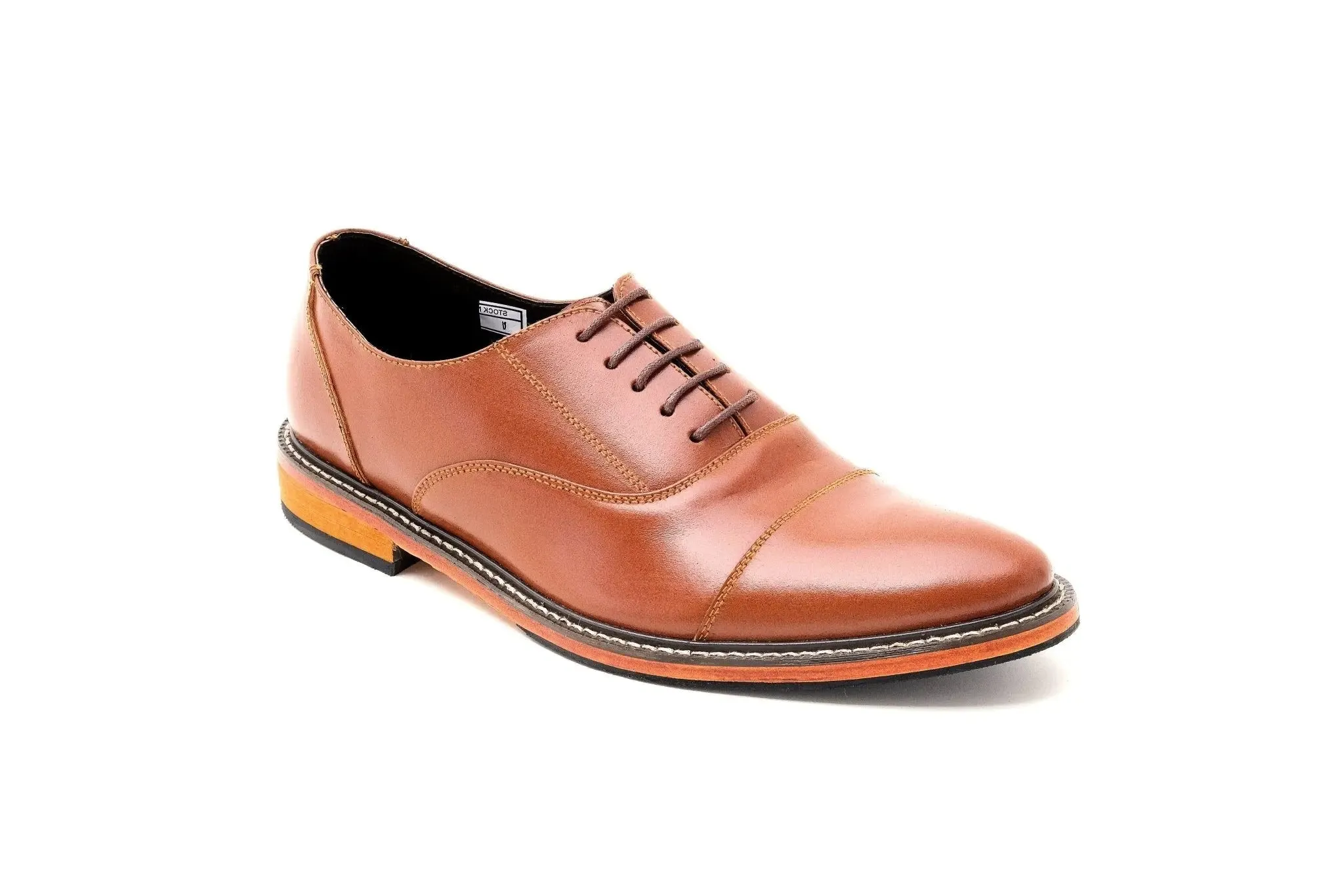 FELIX Cap Toe Plain Oxford - Tan