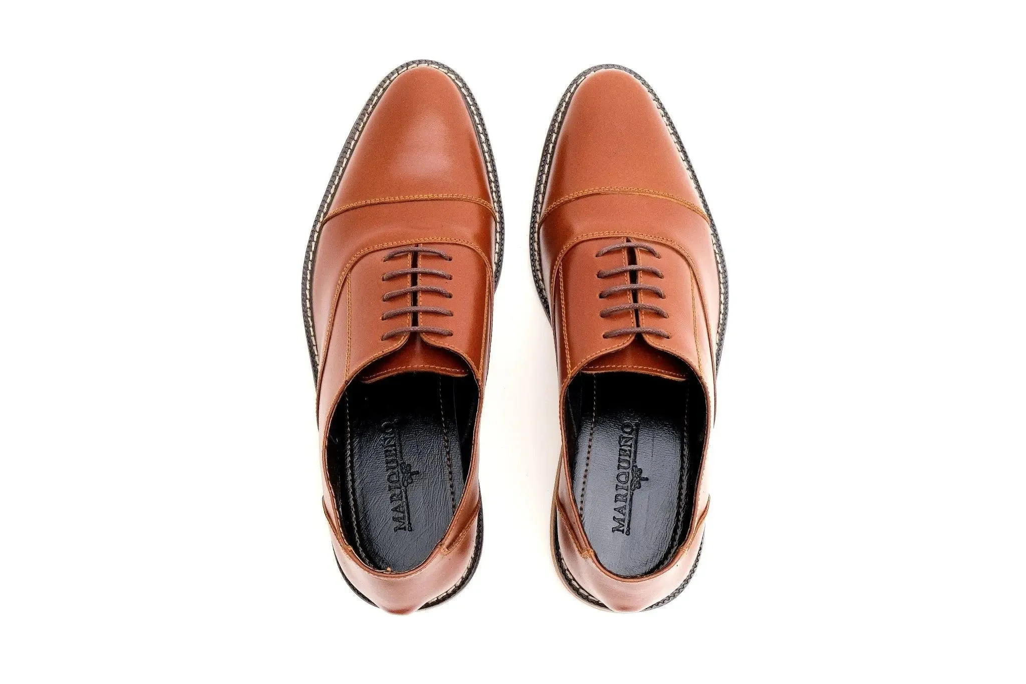 FELIX Cap Toe Plain Oxford - Tan
