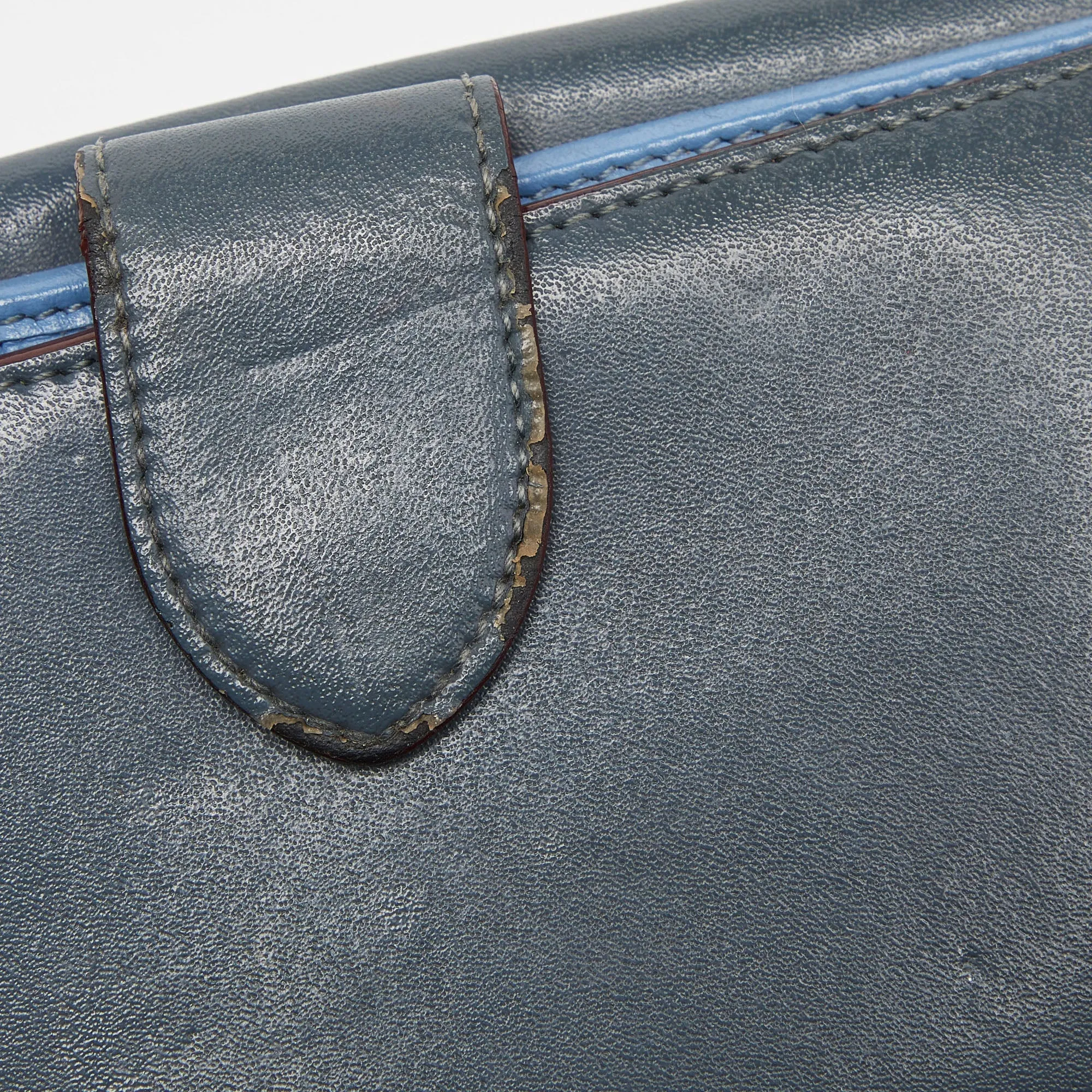 Fendi Leather Trifold Compact Wallet