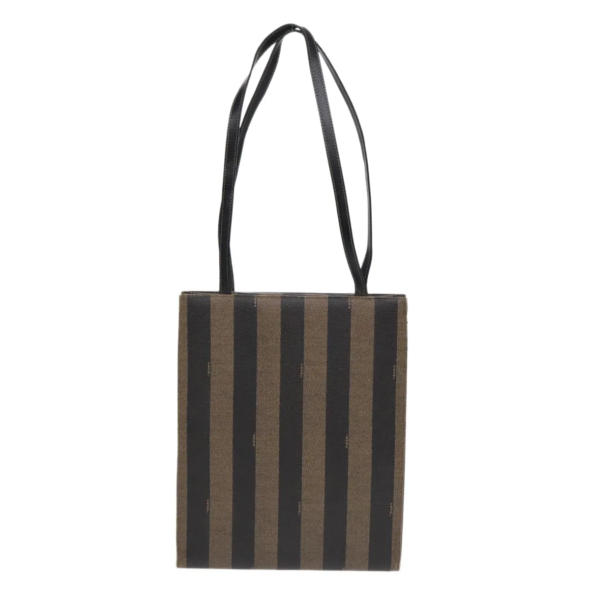 Fendi Pecan  Canvas Tote Bag ()