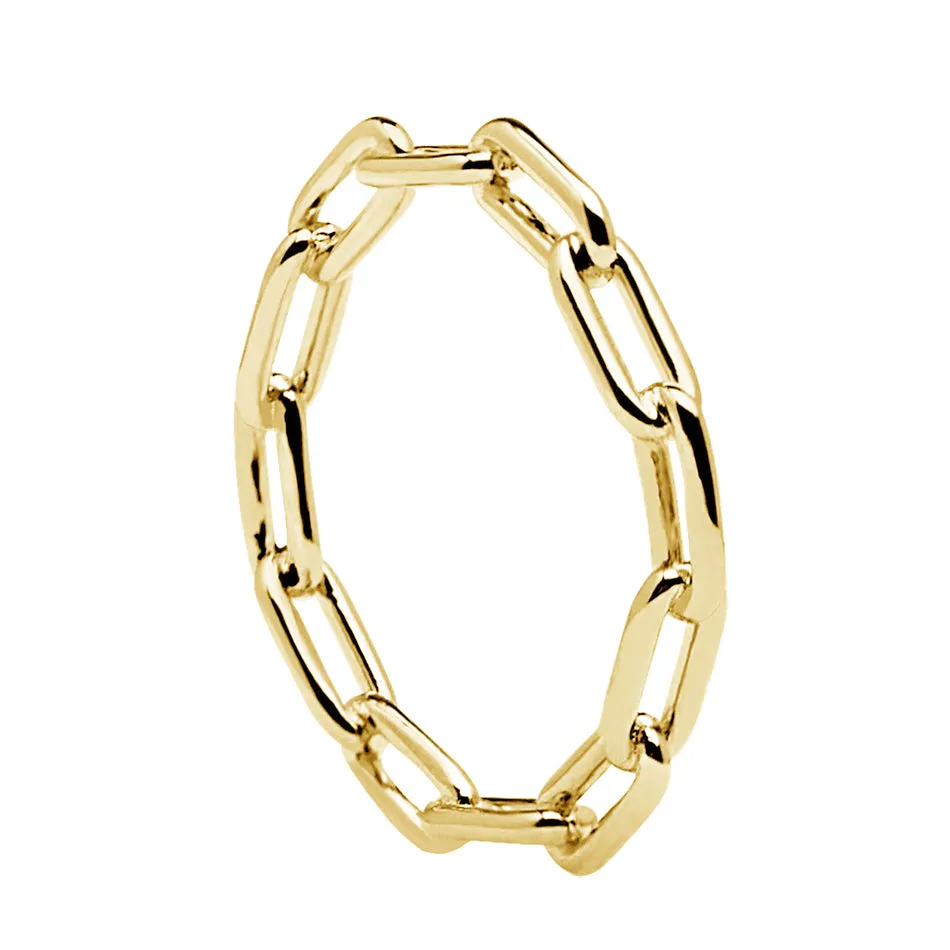 FJ0227 925 Sterling Silver Chain Ring