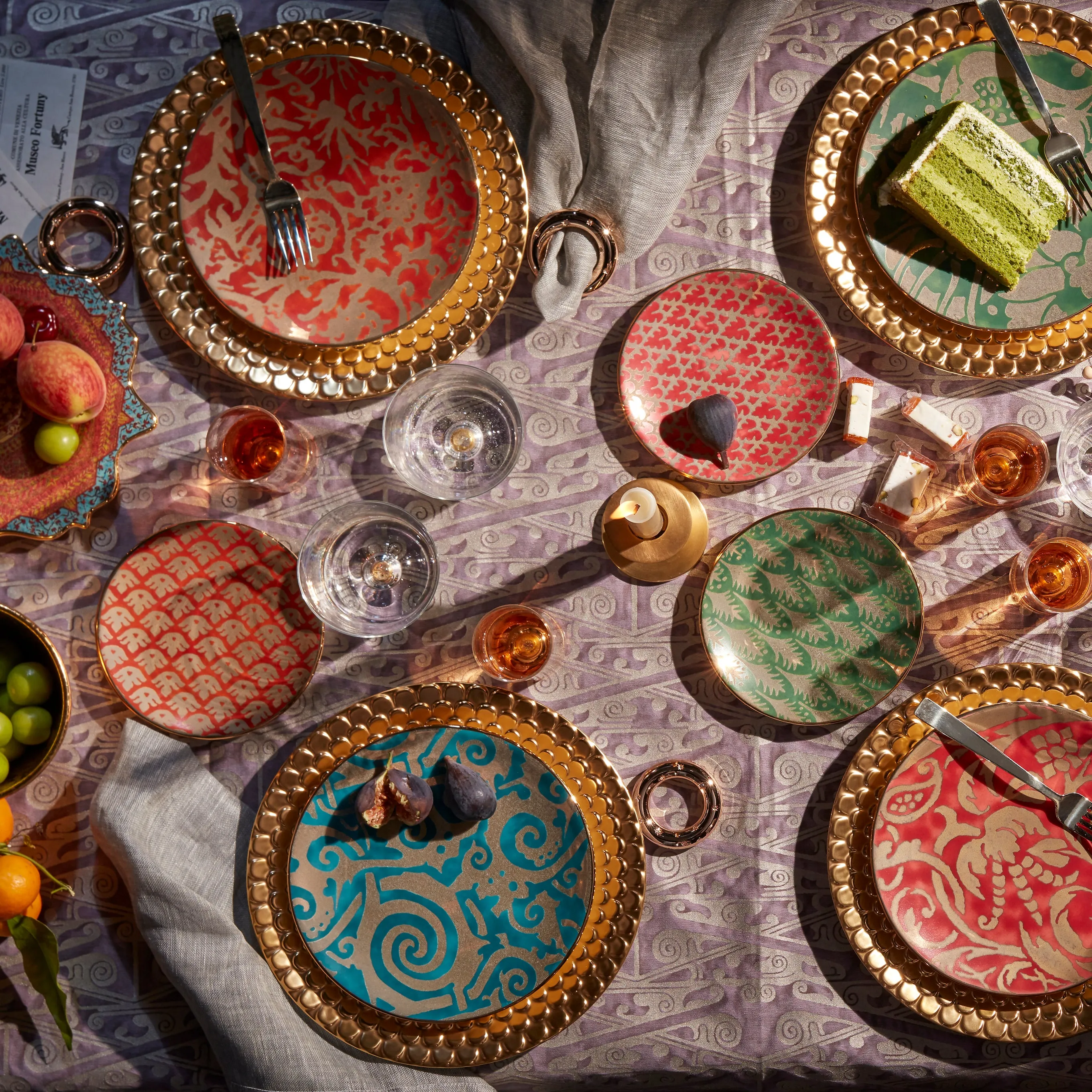 Fortuny Maori Dessert Plates (Set of 4)