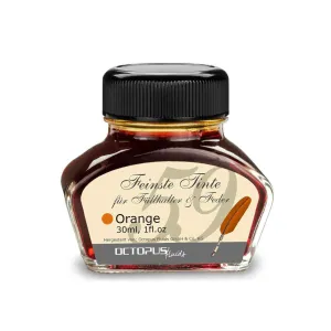 Fountain Pen Ink, Calligraphy Ink Bottle 30ml - Orange