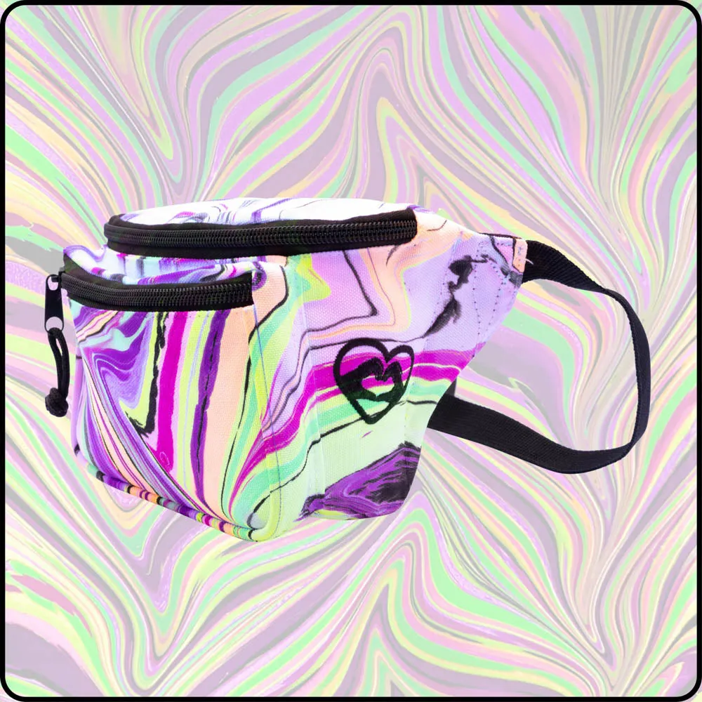Fruit Stripes UV Hydro-Dipped Fanny Pack
