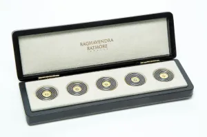 GOLDEN COIL ARTISTIC ACHKAN BUTTONS SET