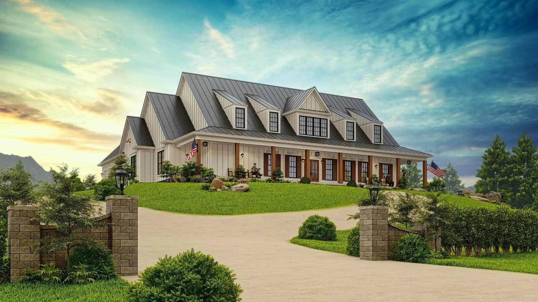 Grandiose 3-Bedroom Home with Expansive Porches and Spacious Layout