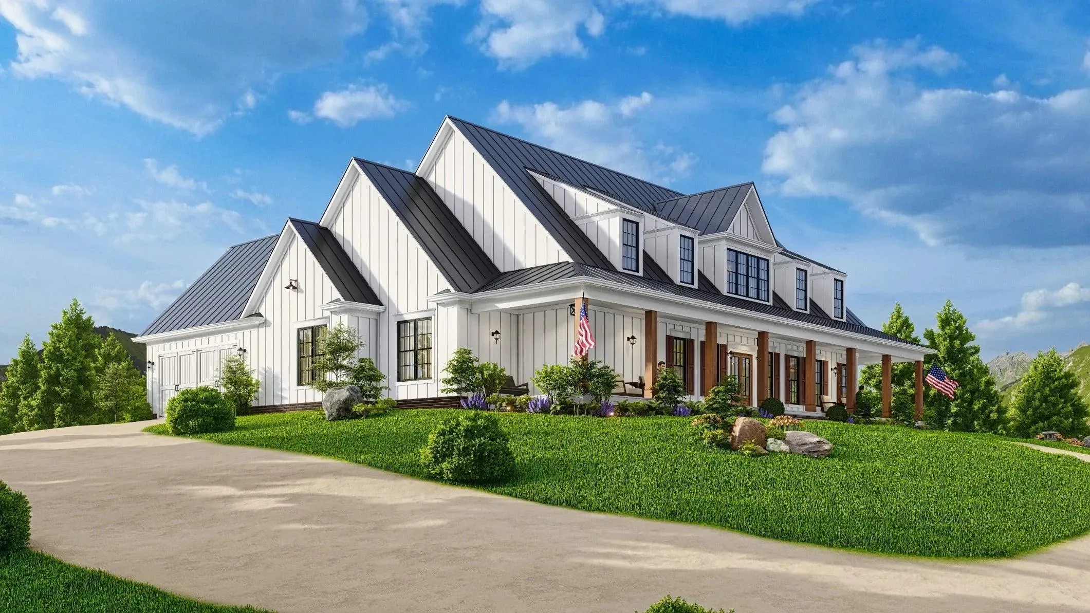 Grandiose 3-Bedroom Home with Expansive Porches and Spacious Layout