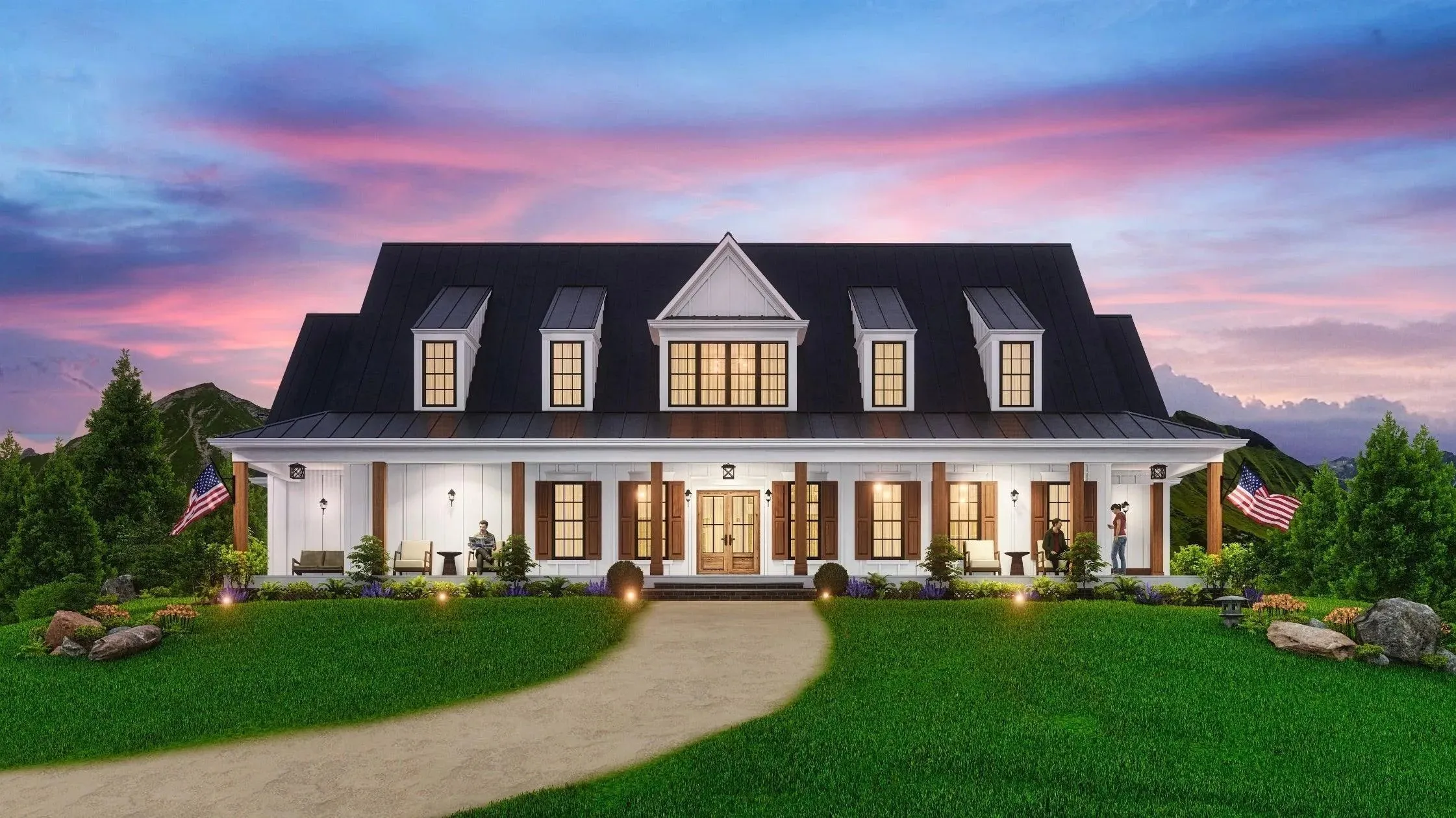 Grandiose 3-Bedroom Home with Expansive Porches and Spacious Layout