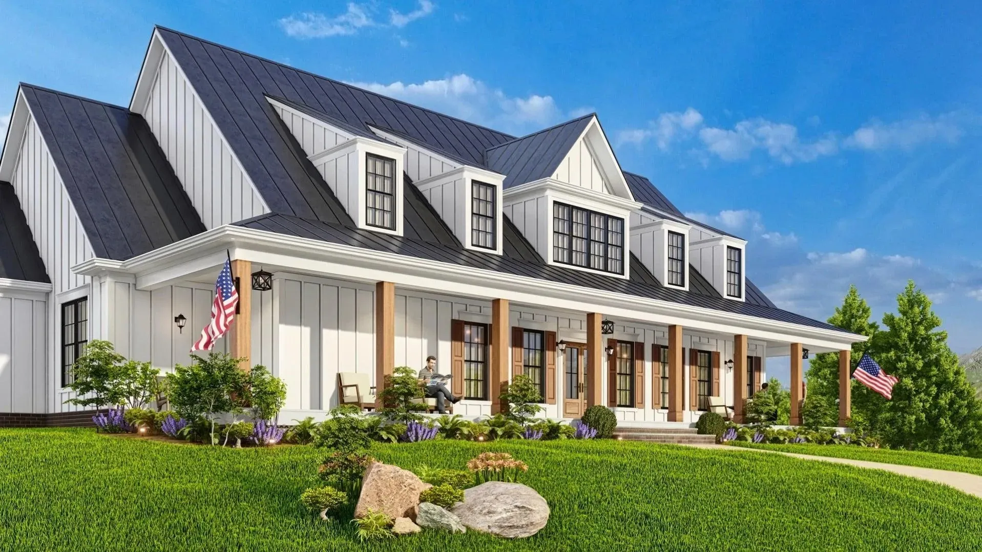 Grandiose 3-Bedroom Home with Expansive Porches and Spacious Layout