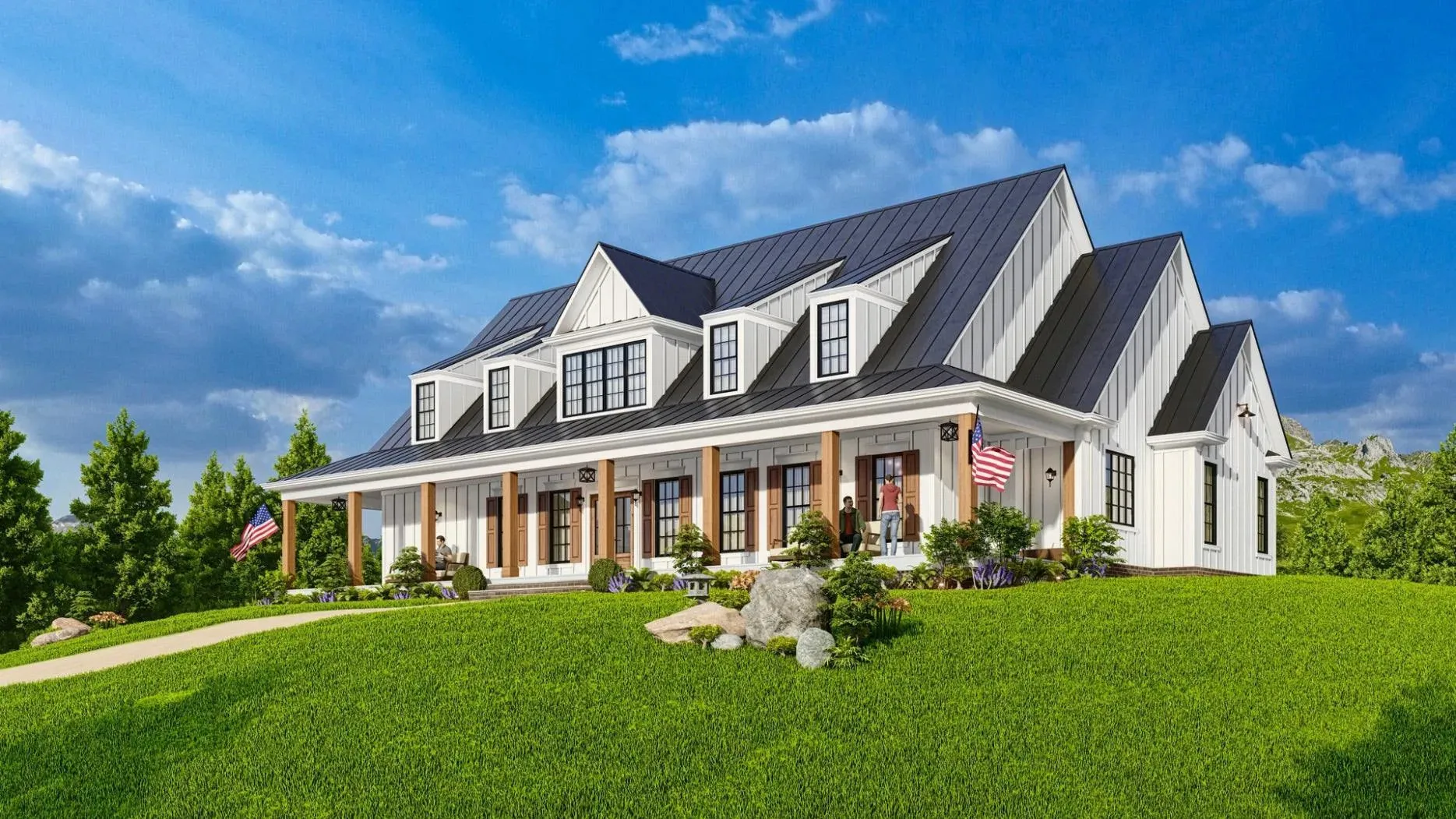 Grandiose 3-Bedroom Home with Expansive Porches and Spacious Layout