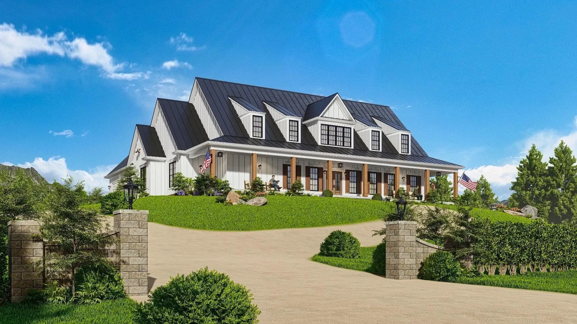 Grandiose 3-Bedroom Home with Expansive Porches and Spacious Layout