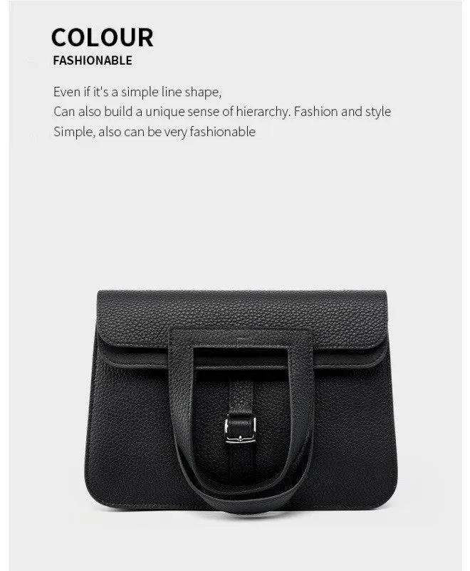 Halzan 25 cowhide crossbody handbag 2778 black