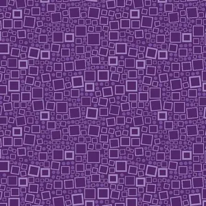 Hooked Fish-Squares and Dots Medium Grape